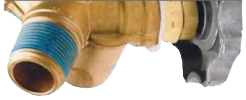 Federal Process EverSeal 183 blue thread sealant pre-applied to hydraulic fitting